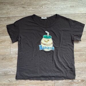 Grey Lab Banana Sequined‎ Graphic Tee